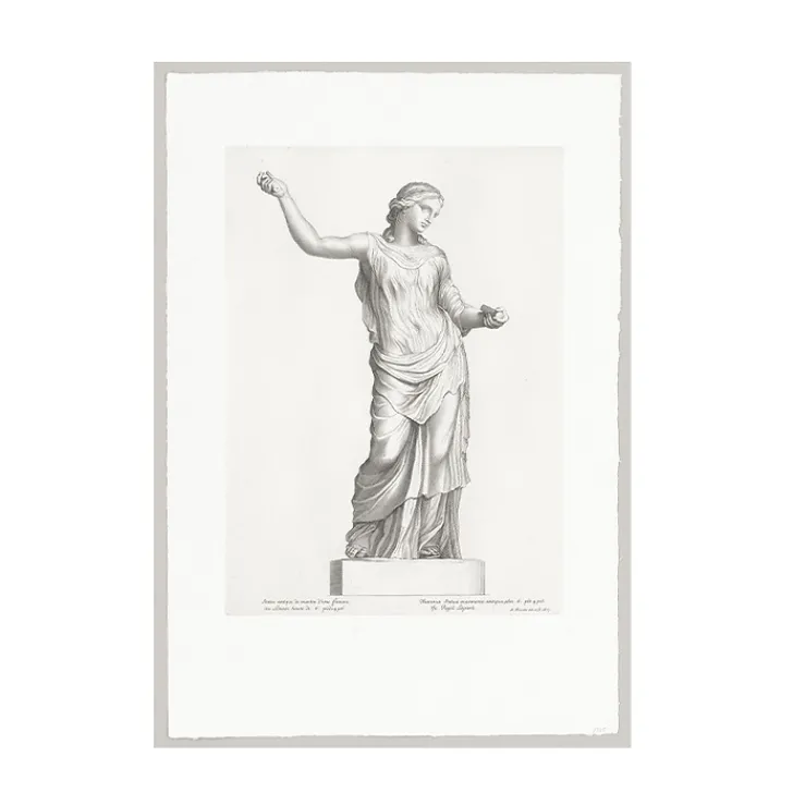 Hot Estampe Femme drapée Dessins