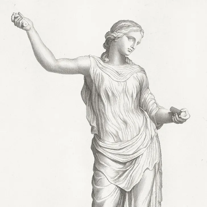 Hot Estampe Femme drapée Dessins