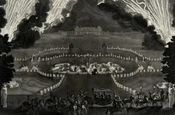 Estampe Illuminations du palais et des jardins de Versailles - Jean Lepautre