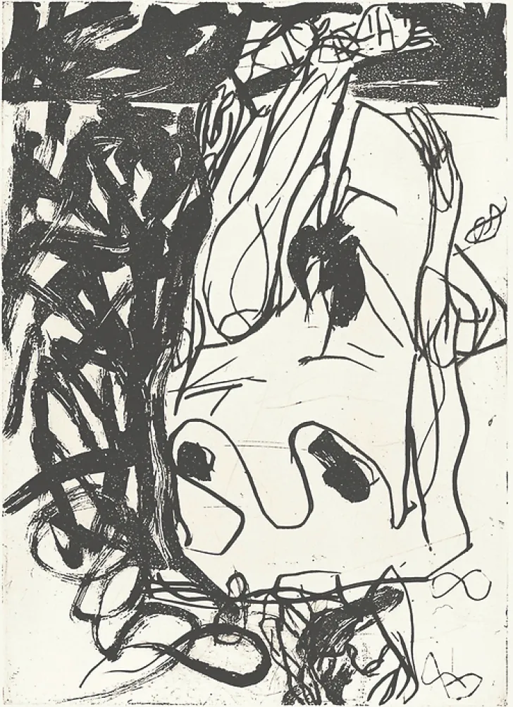 Best Estampe Jaffa - Georg Baselitz 1995 Créations Contemporaines