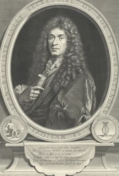 Estampe Jean-Baptiste Lully, surintendant de la musique du roi