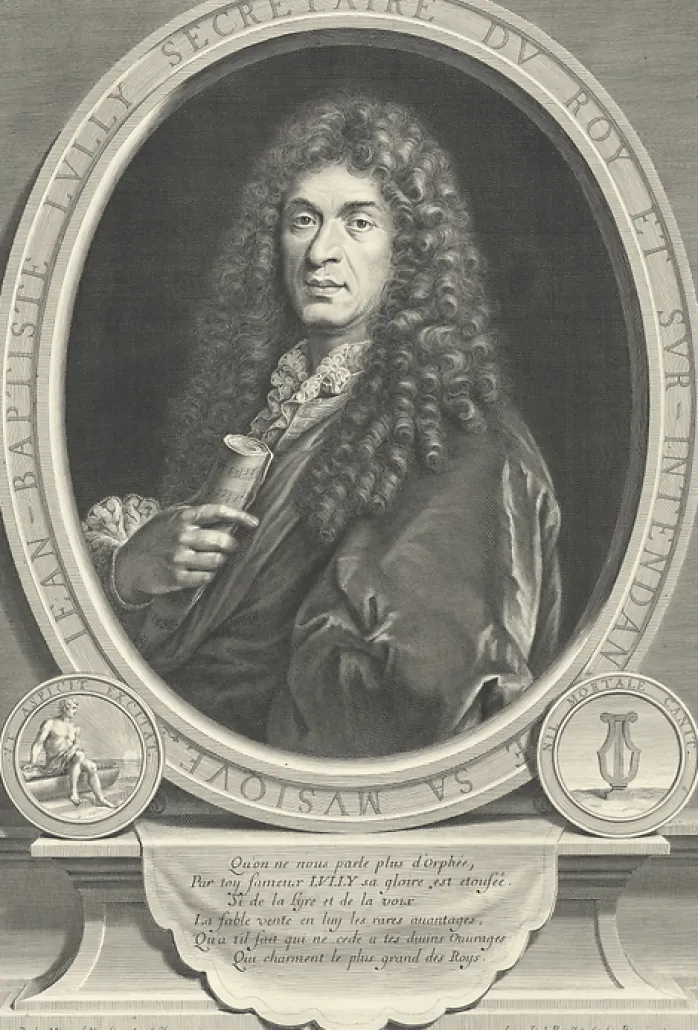 Estampe Jean-Baptiste Lully, surintendant de la musique du roi