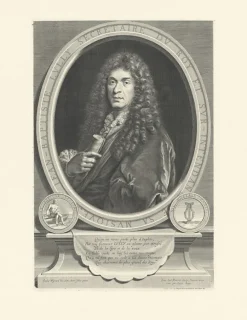Estampe Jean-Baptiste Lully, surintendant de la musique du roi
