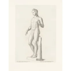 Estampe Jeune homme - Claude Mellan