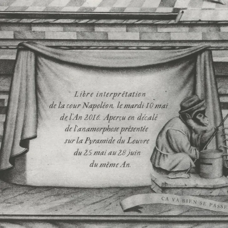 Estampe JR au Louvre 2016 Paris Et Le Louvre|Créations Contemporaines