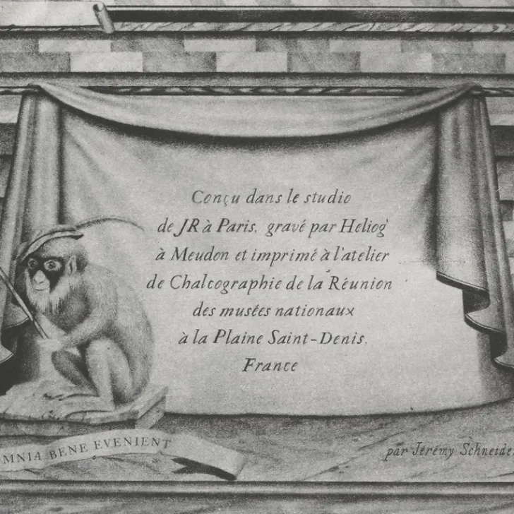 Estampe JR au Louvre 2016 Paris Et Le Louvre|Créations Contemporaines