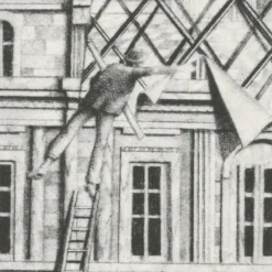 Estampe JR au Louvre 2016 Paris Et Le Louvre|Créations Contemporaines