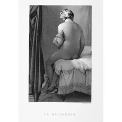 Estampe La baigneuse de Valpinçon - Ingres