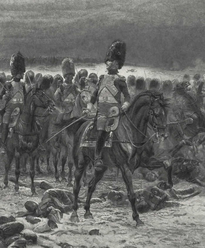 Estampe La bataille d'Eylau - Édouard Detaille