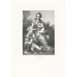 Estampe La Charité - Andrea del Sarto