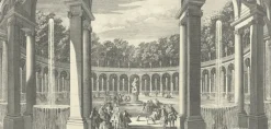 Sale Estampe La Colonnade des jardins de Versailles - Jacques Rigaud Personnages Et Évènements Historiques