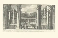 Sale Estampe La Colonnade des jardins de Versailles - Jacques Rigaud Personnages Et Évènements Historiques