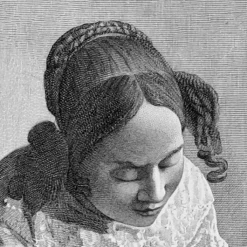 Discount Estampe La Dentellière - Vermeer Chefs D'Œuvre Des Musées