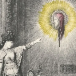 Estampe L'apparition : Salomé et la tête de saint Jean-Baptiste - Gustave Moreau