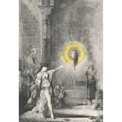 Estampe L'apparition : Salomé et la tête de saint Jean-Baptiste - Gustave Moreau