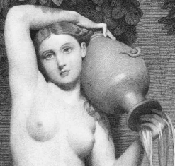Estampe La source - Jean-Auguste-Dominique Ingres