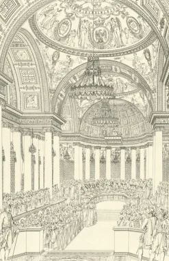 Discount Estampe Le banquet impérial au palais des Tuileries, mariage de Napoléon et de Marie-Louise, 1810 Personnages Et Évènements Historiques