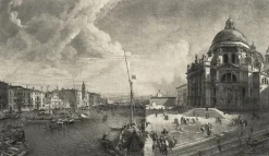 Best Estampe Le grand canal à Venise - Canaletto Chefs D'Œuvre Des Musées
