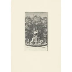 Estampe Le lièvre et la tortue