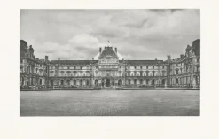 Estampe Le Louvre revu par JR, 20 juin 2016 © Pyramide, architecte I.M. Pei, musée du Louvre, Paris, France