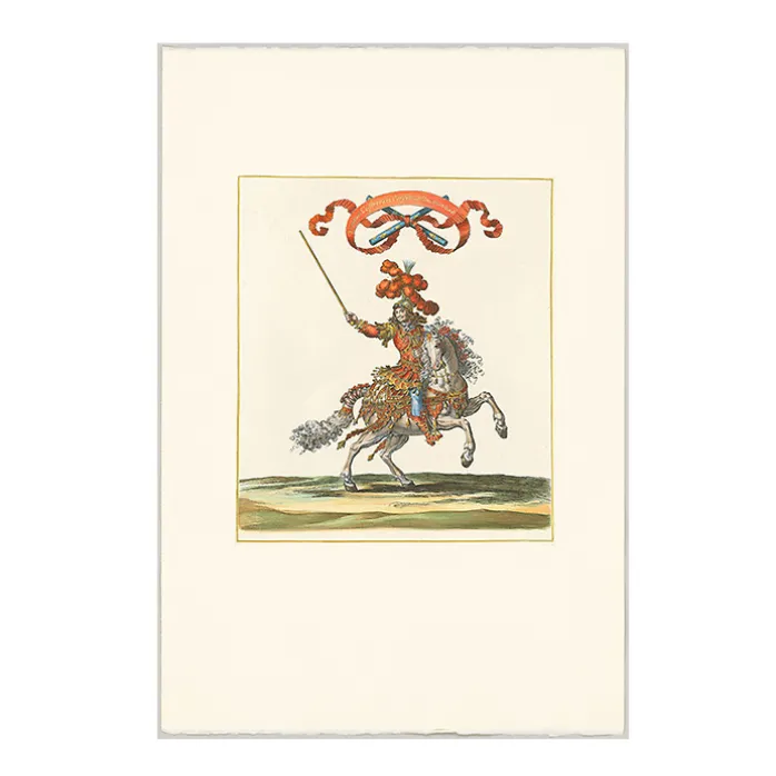 Estampe Le maréchal de grammont en costume de maréchal de camp général