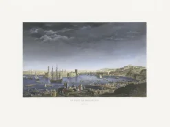 Best Estampe L'entrée du port de Marseille (1754) - Claude-Joseph Vernet Chefs D'Œuvre Des Musées