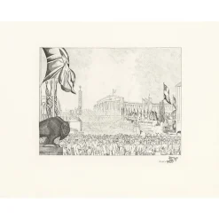 Discount Estampe Le Palais de Chaillot (Exposition 1937) - Jean-Emile Laboureur Chefs D'Œuvre Des Musées