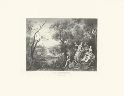 Outlet Estampe Le printemps ou L'oiseleur - Nicolas Lancret Chefs D'Œuvre Des Musées