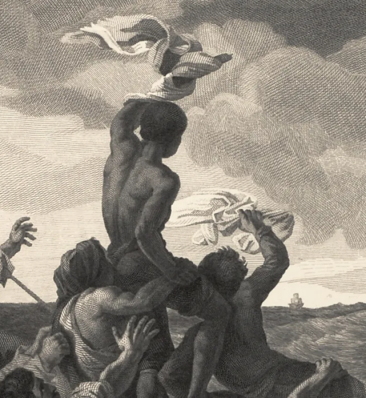 Hot Estampe Le radeau de la Méduse - Géricault Chefs D'Œuvre Des Musées