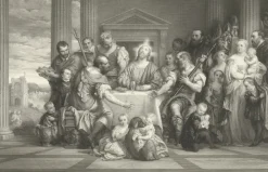Estampe Les Pelerins d'Emmaus - Véronèse