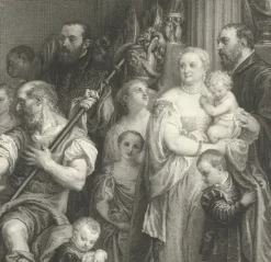 Estampe Les Pelerins d'Emmaus - Véronèse