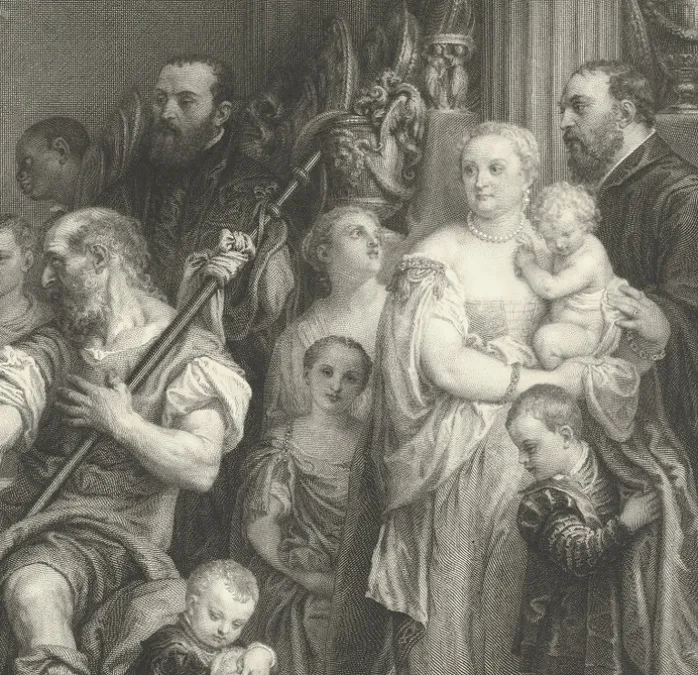 Estampe Les Pelerins d'Emmaus - Véronèse