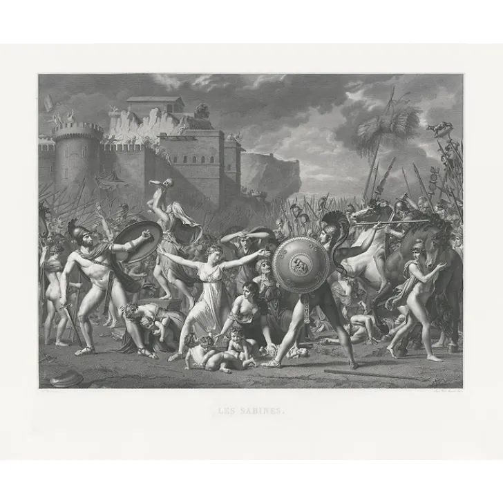 Best Estampe Les Sabines - Jacques-Louis David Chefs D'Œuvre Des Musées