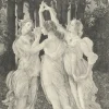 Estampe Les Trois Grâces - Botticelli
