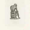 Estampe Le Tireur d'épine, vu de dos - Edouard-Denis Baldus