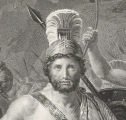 Hot Estampe Léonidas aux Thermopyles - Jacques-Louis David Chefs D'Œuvre Des Musées