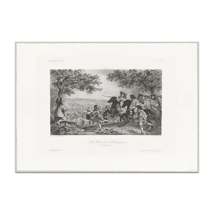 Discount Estampe Louis XIV entre à Dunkerque, le 2 septembre 1662 Personnages Et Évènements Historiques