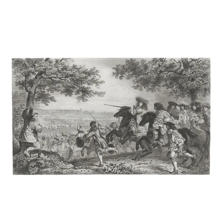 Discount Estampe Louis XIV entre à Dunkerque, le 2 septembre 1662 Personnages Et Évènements Historiques