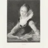 New Estampe L'étude - Jean-Honoré Fragonard Chefs D'Œuvre Des Musées