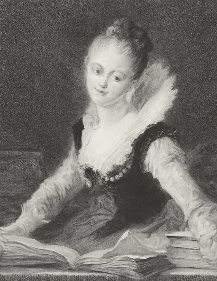 New Estampe L'étude - Jean-Honoré Fragonard Chefs D'Œuvre Des Musées