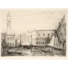 Estampe Palais des Doges à Venise - Pierre Gusman