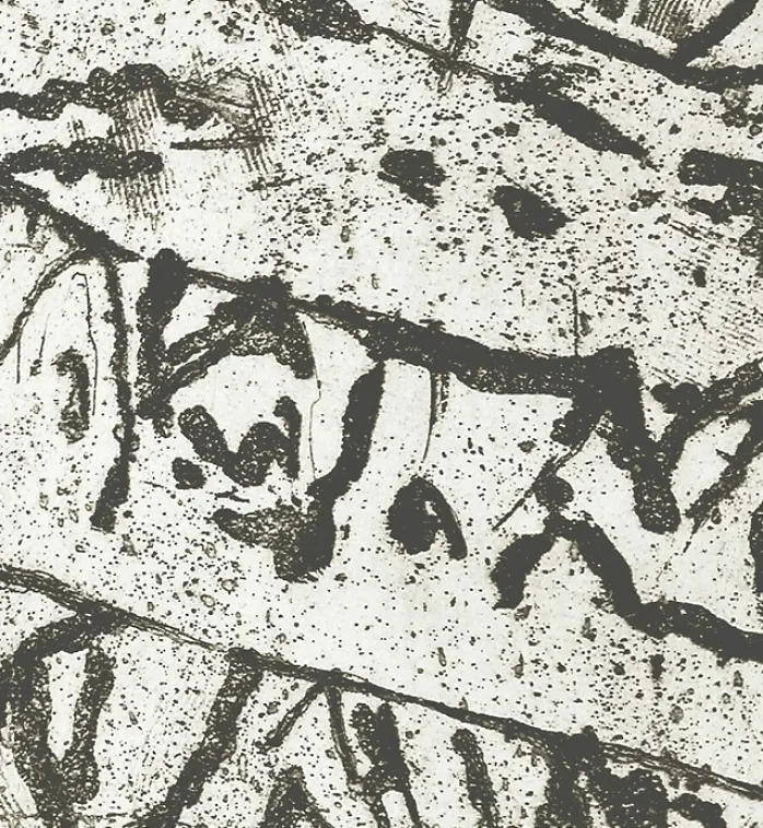 Estampe Palimpseste sumérien - Georges Noël