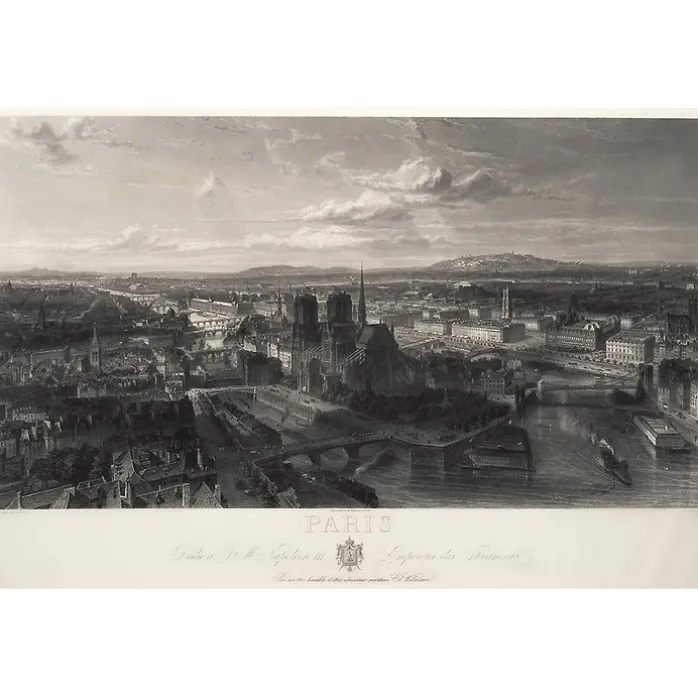Estampe Paris en 1860 - Edouard Willmann