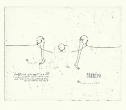 Estampe Philippe Favier - Fil de rien, 2000 -