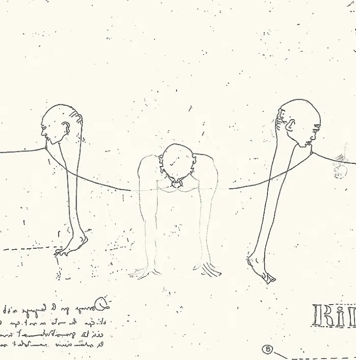 Estampe Philippe Favier - Fil de rien, 2000 -