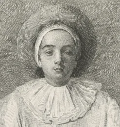 Estampe Pierrot, dit autrefois Gilles - Jean-Antoine Watteau