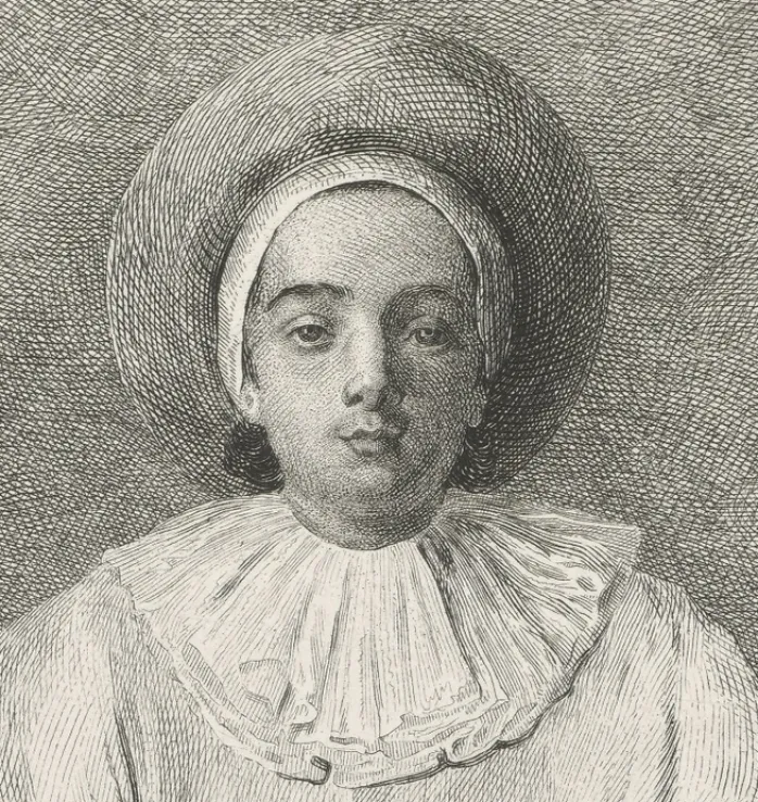 Estampe Pierrot, dit autrefois Gilles - Jean-Antoine Watteau