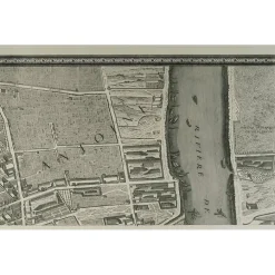 Estampe Plan Turgot - Planche n° 2 - Partie du Faubourg Saint-Antoine