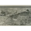 Estampe Plan Turgot - Planche n° 3 - Partie du Faubourg Saint-Victor et Saint-Marcel
