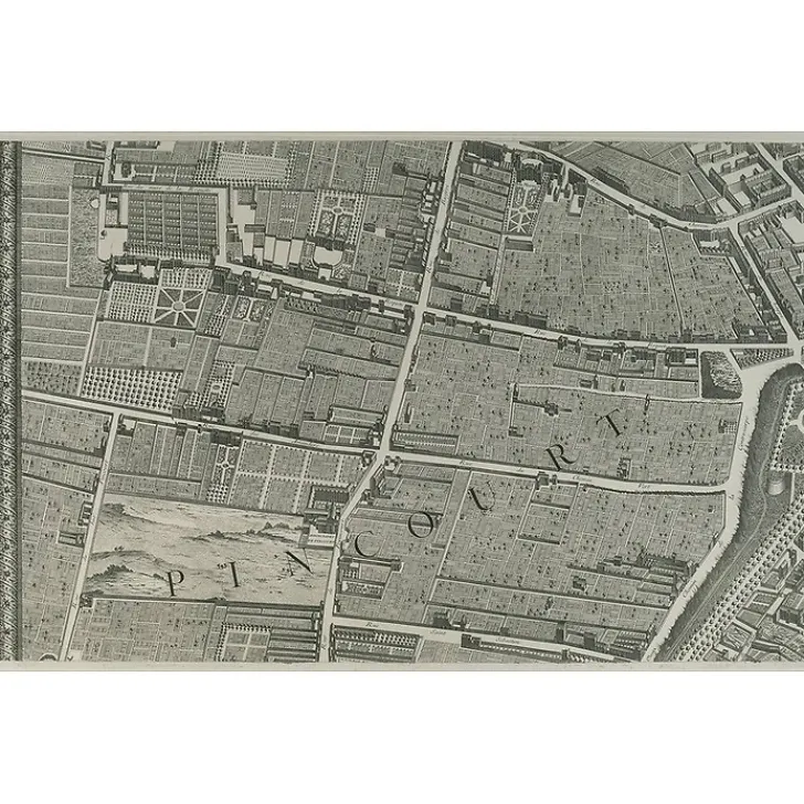 Outlet Estampe Plan Turgot - Planche n° 5 - Pincourt et Popincourt Architecture Et Villes